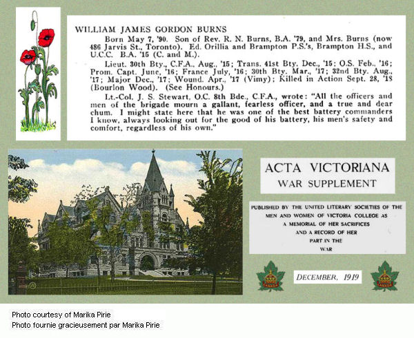 Acta Victoriana War Supplement