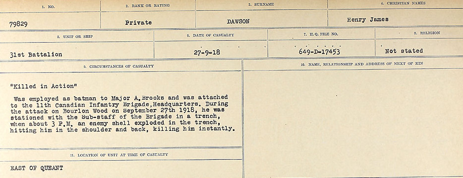 Circumstances of death registers