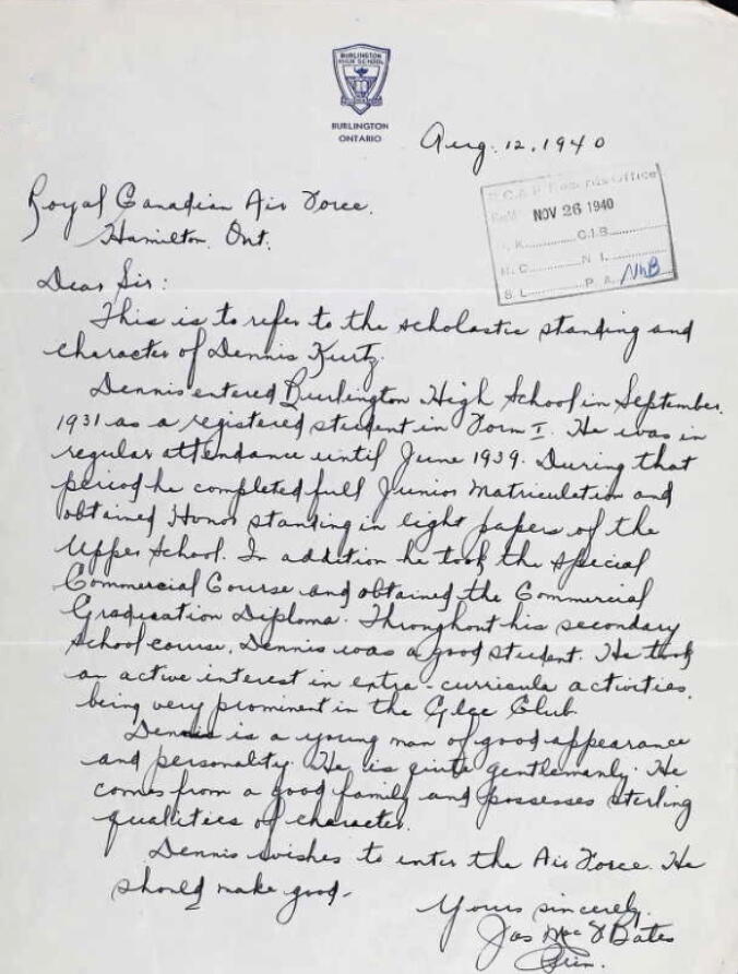 Letter of recommendation