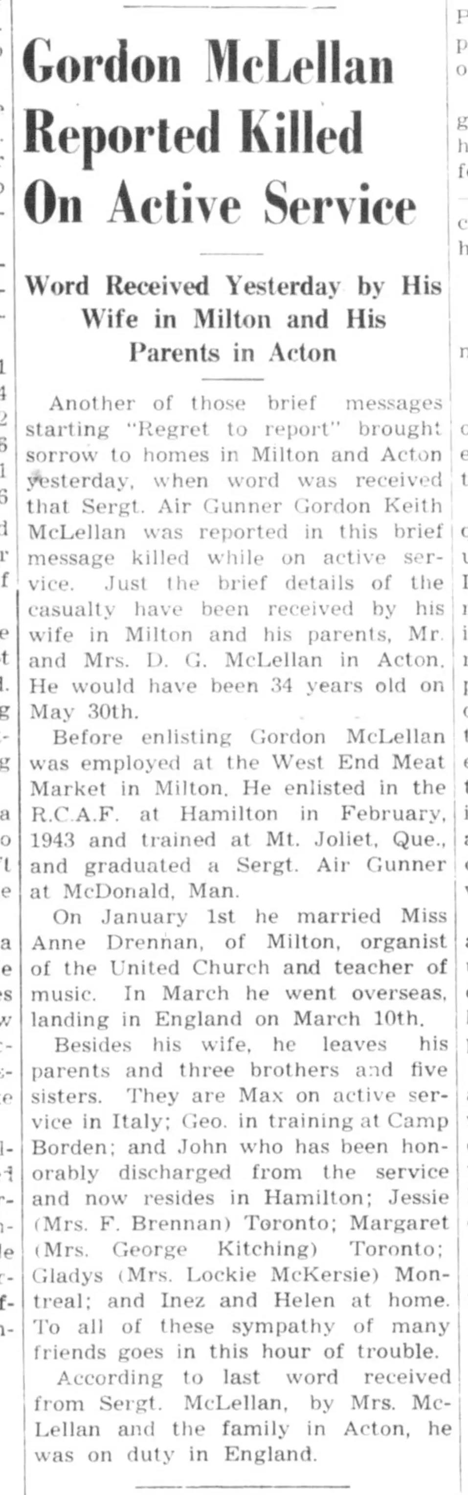 Newspaper clipping