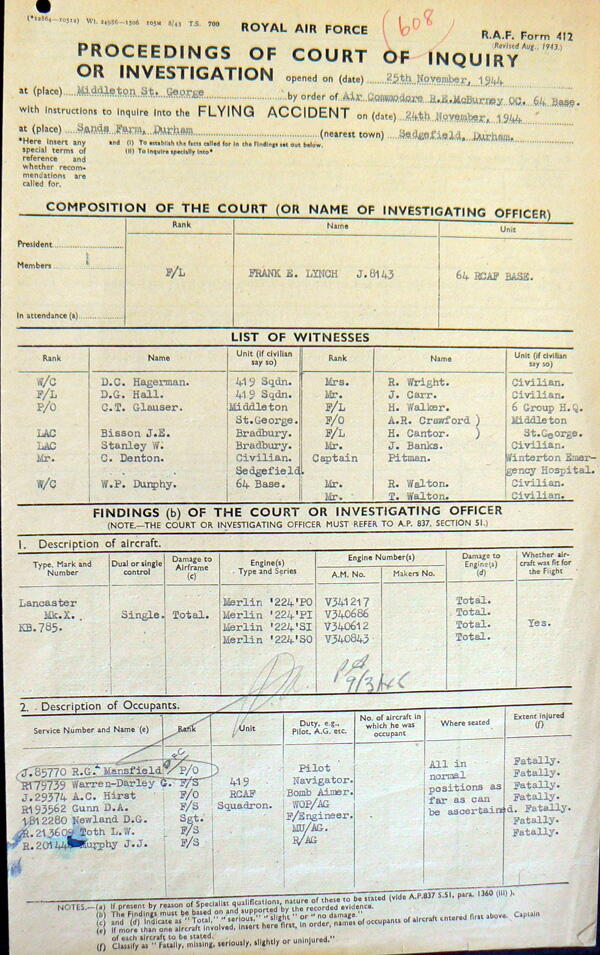 Court of Inquiry (Page 1)