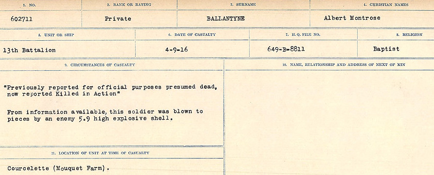 Circumstances of Death Registers