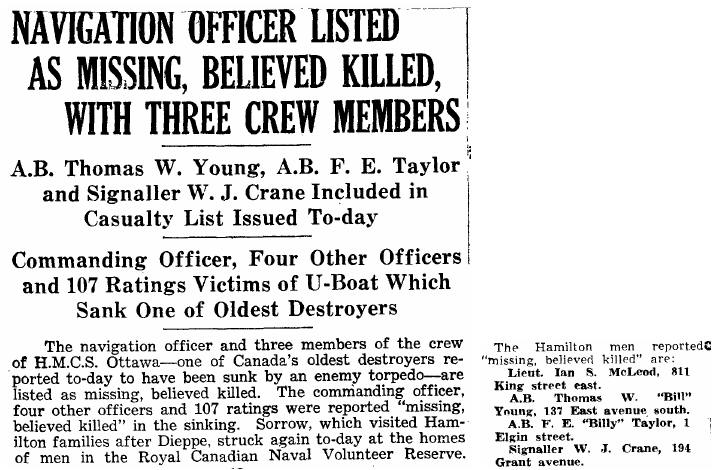 Part 1 of Newspaper clipping