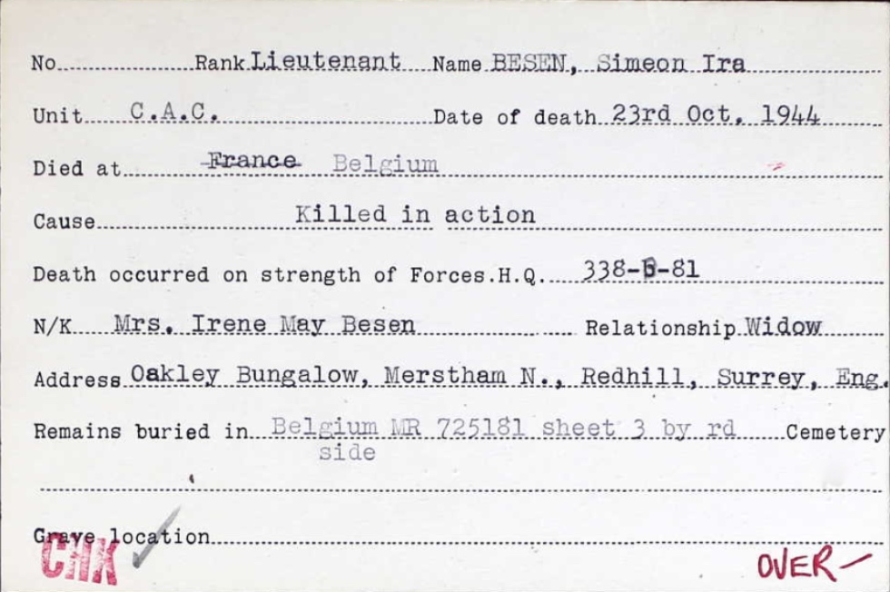 Circumstances of death