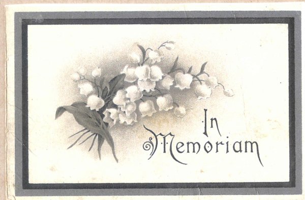 Memorial Card (Front)