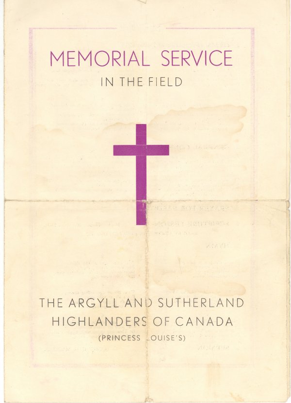 Memorial Service Booklet