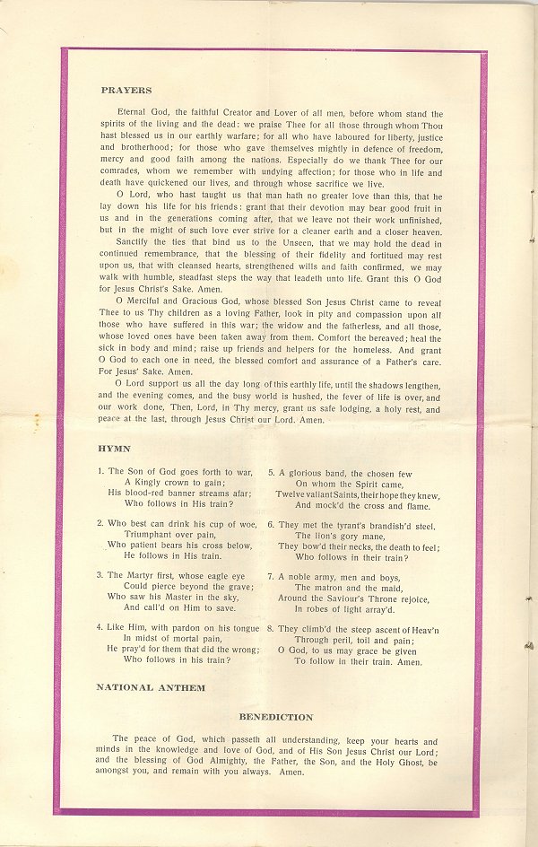 Memorial Service Booklet - July 1945 (page 5)