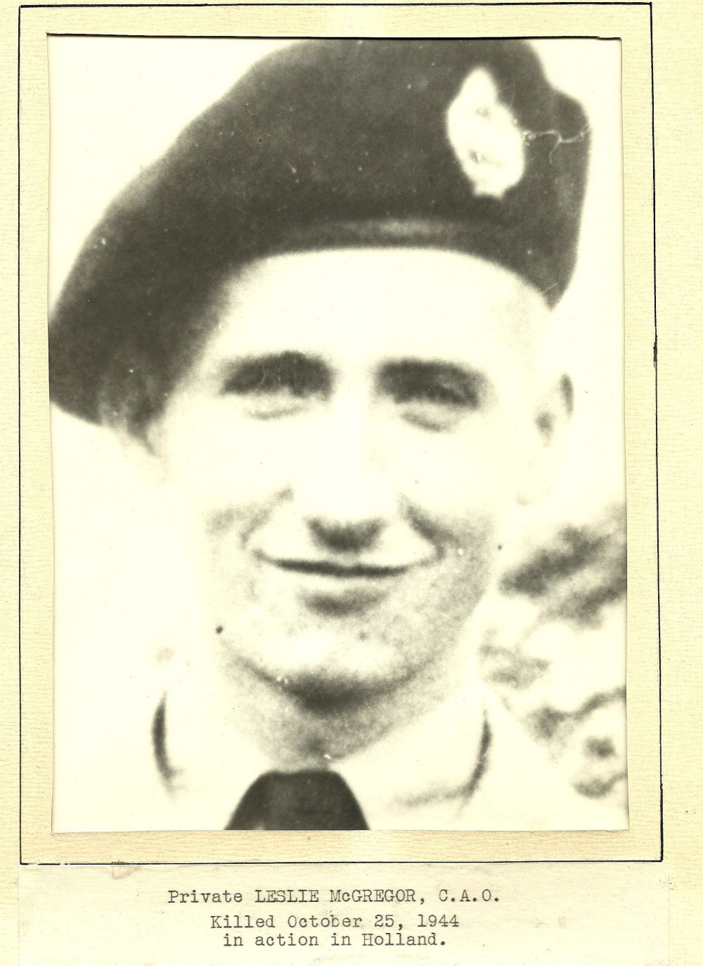 Photo of Leslie McGregor