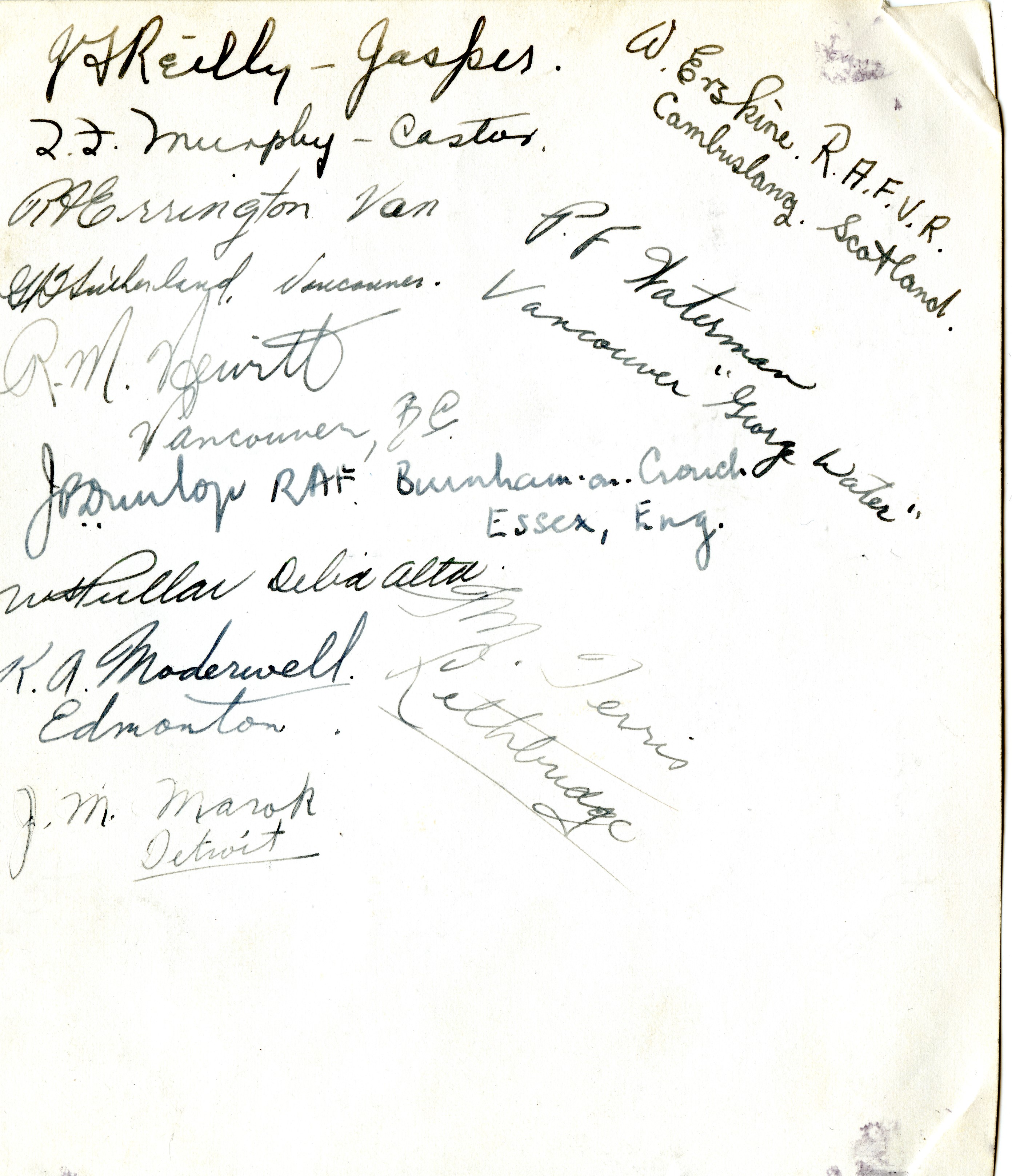 Graduating Class Ground Instructional School, No. 15 SFTS, Claresholm, Alberta - BCATP