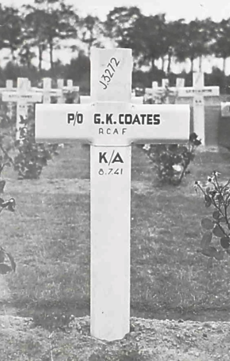 Temporary grave marker