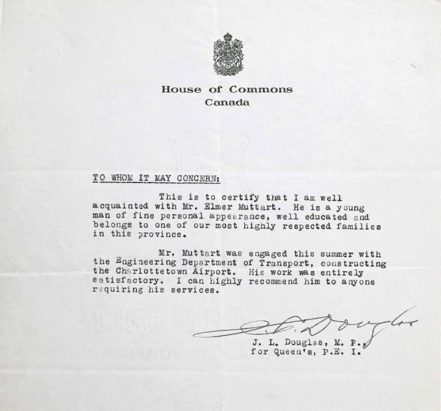 Letter of recommendation