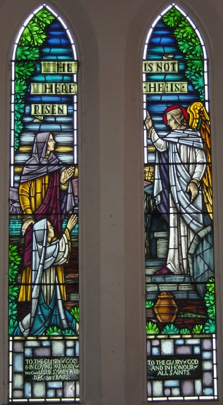 Memorial stained glass window