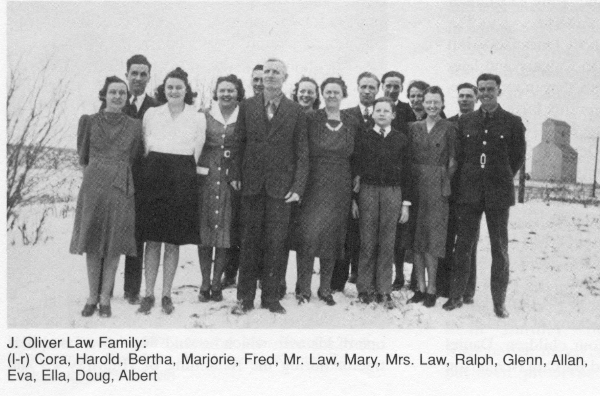 Photo of Albert Clayton Law and family