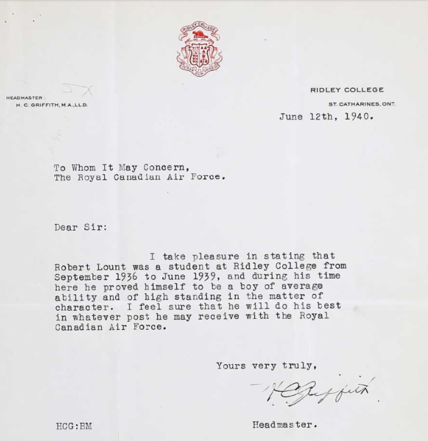 Letter of recommendation