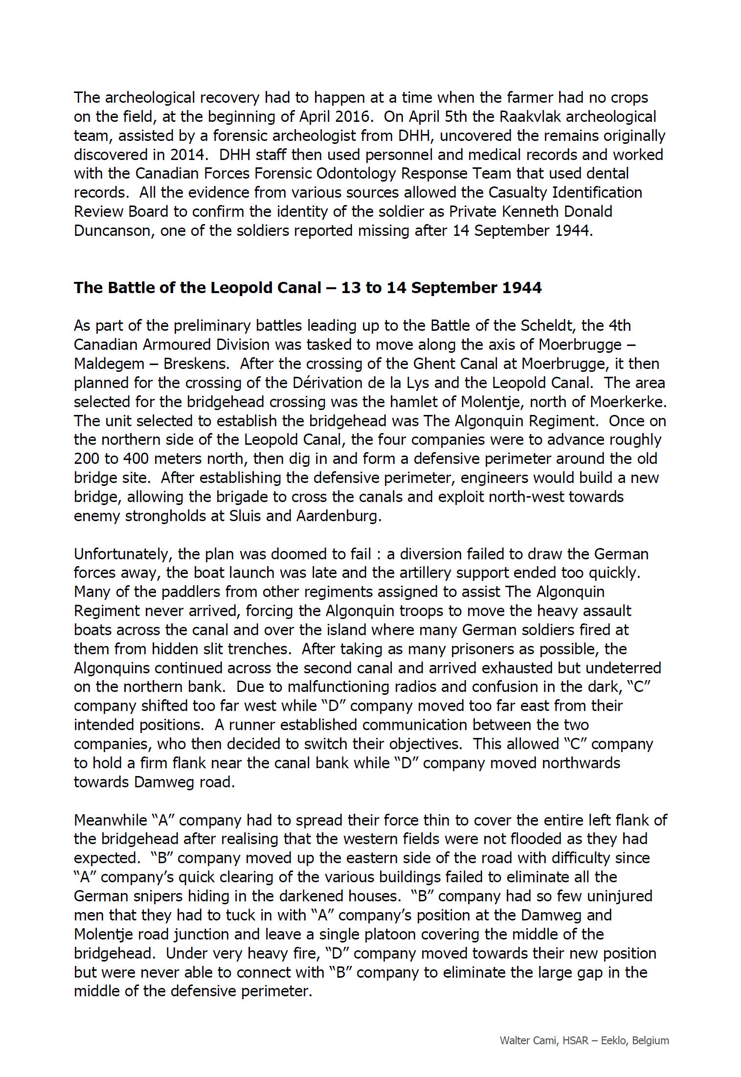 Story of Kenneth Duncanson reburial (Page 2)