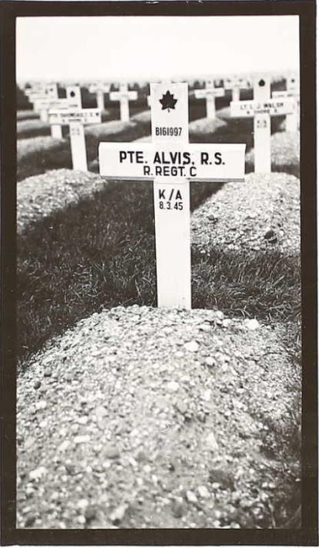 Temporary grave marker