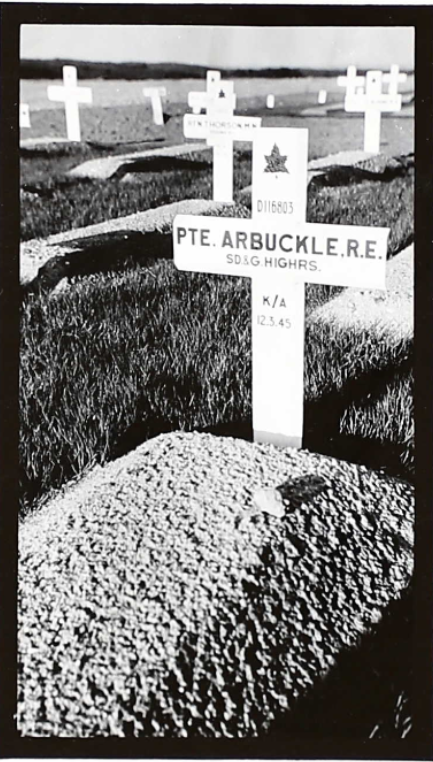 Temporary grave marker