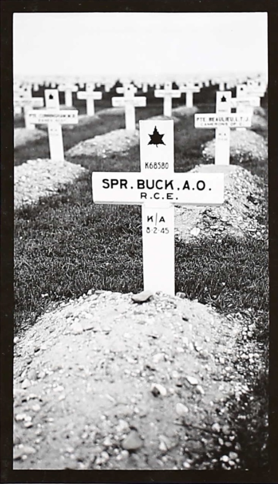 Temporary grave marker