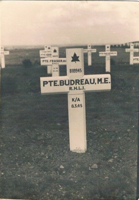 Temporary grave marker