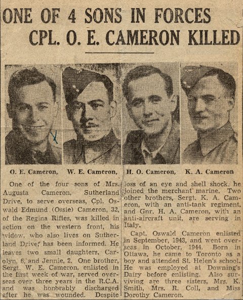 Photo of Oswald Edmond Cameron