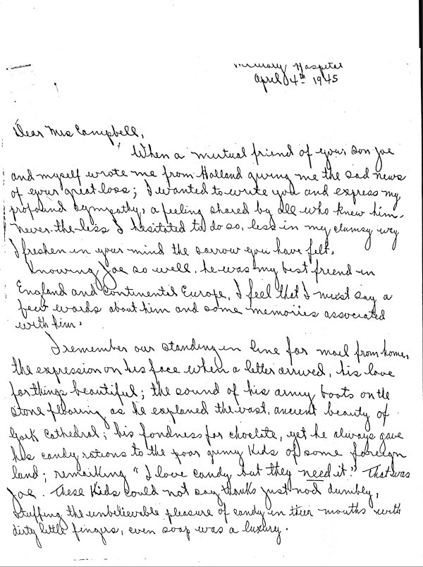 Letter (April 4, 1945)