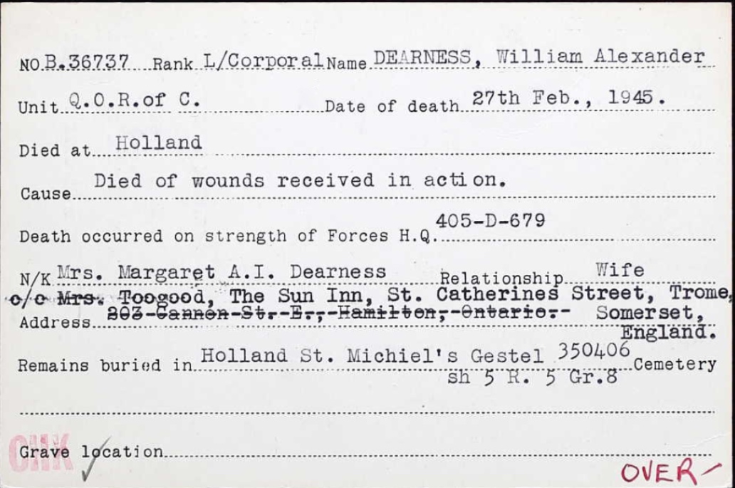 Circumstances of death