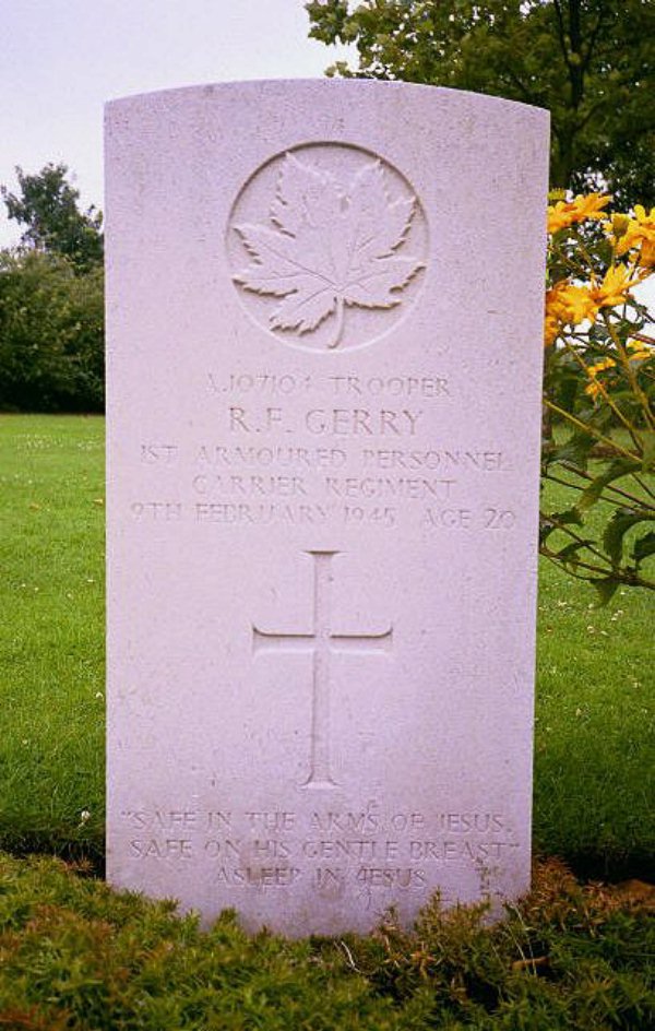 Headstone of Russel F. Gerry