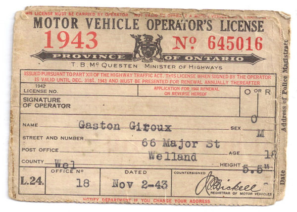 Driver's Licence