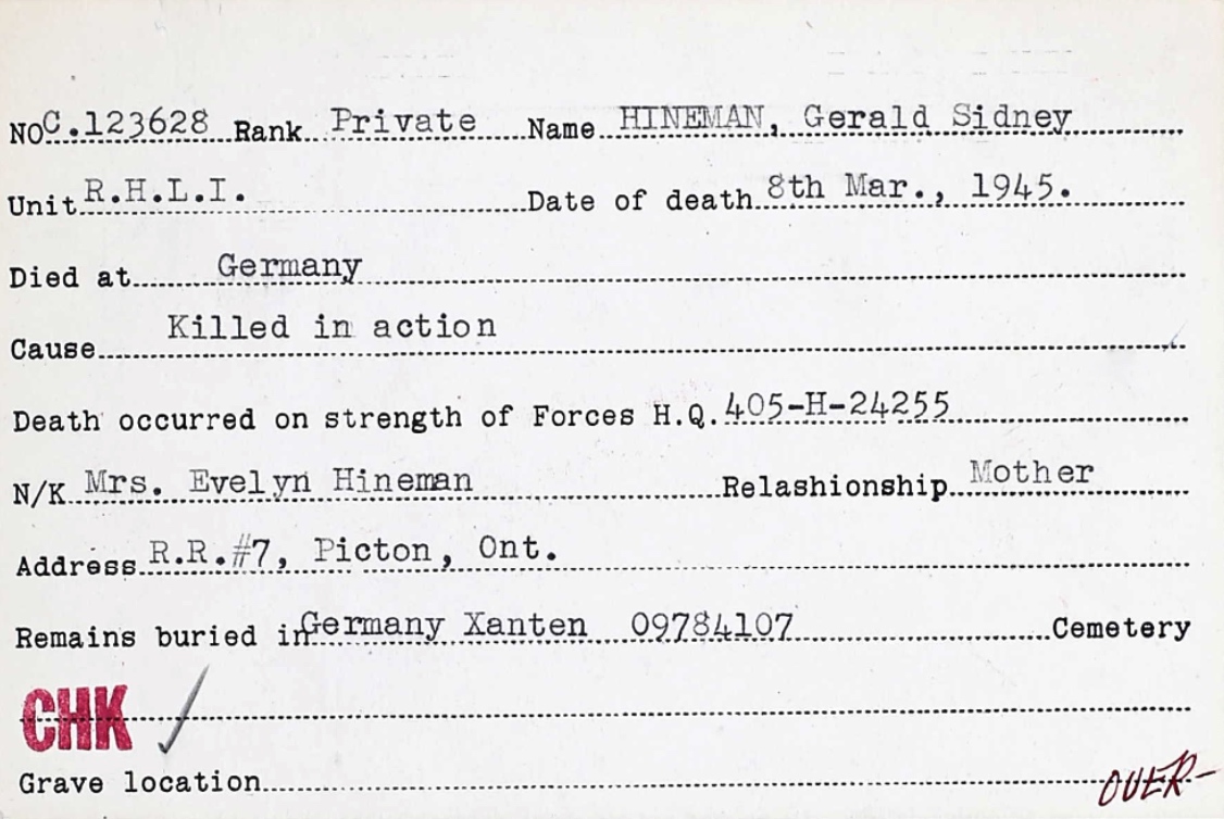 Circumstances of death