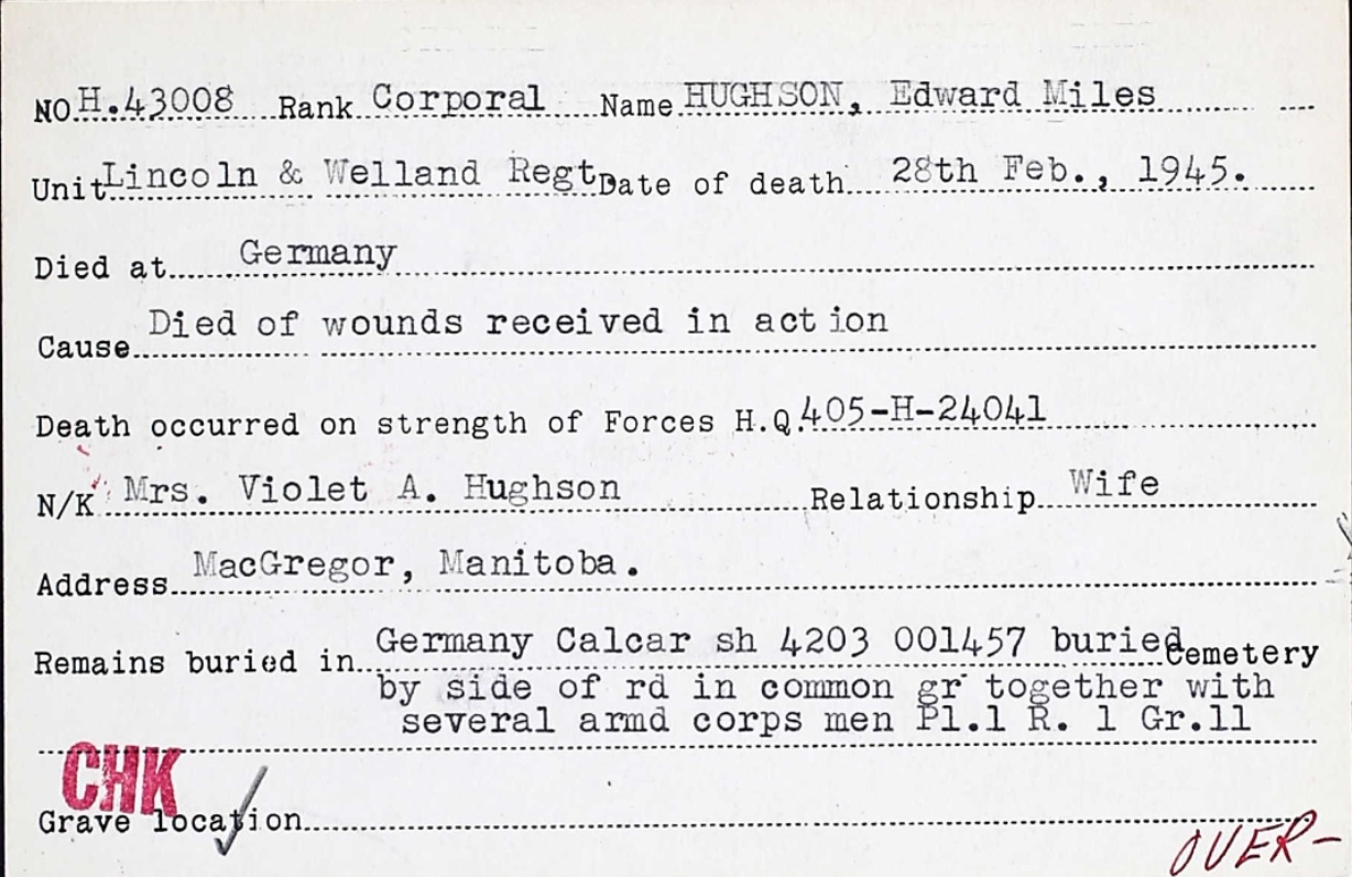 Circumstances of death