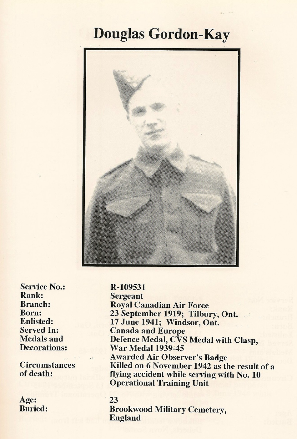 Photo of Douglas Gordon-Kay