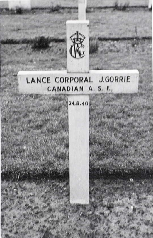 Temporary Grave Marker