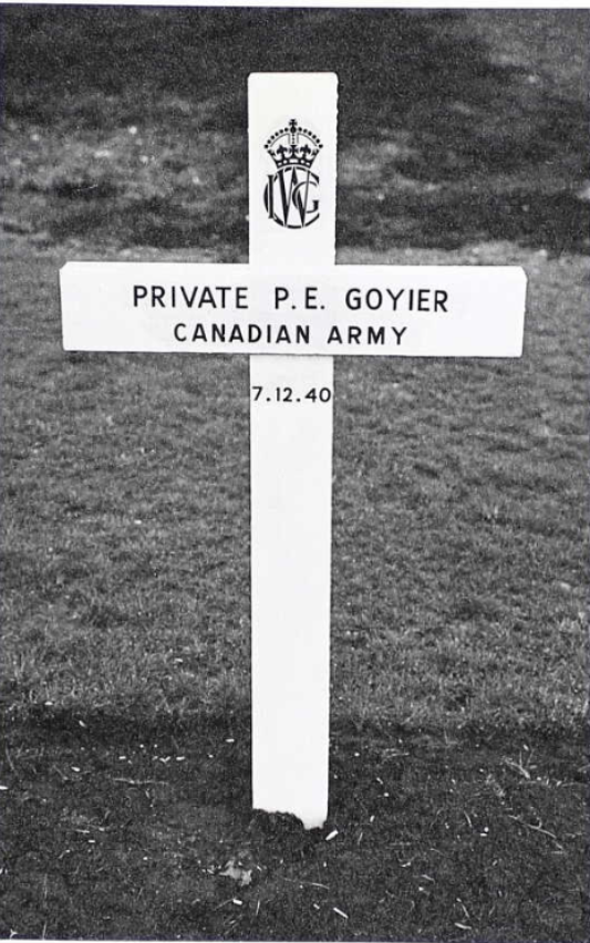 Temporary Grave Marker