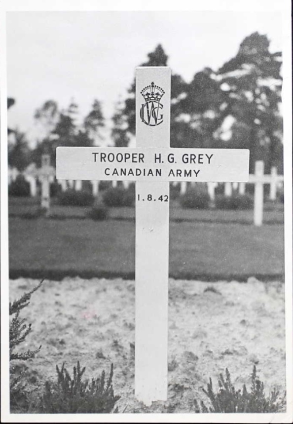 Temporary grave marker