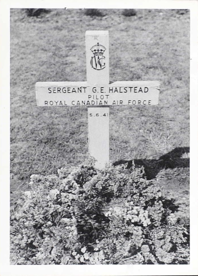 Temporary grave marker