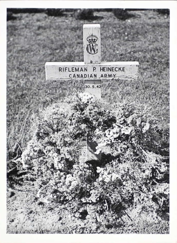 Temporary grave marker