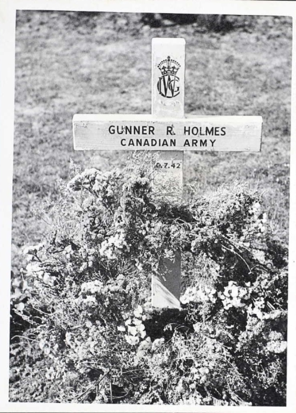 Temporary grave marker