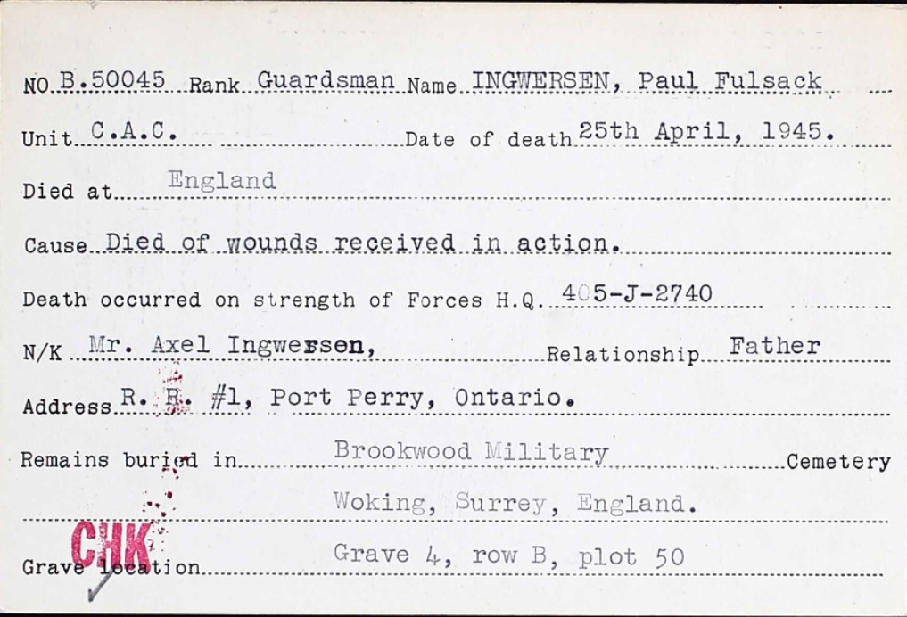 Circumstances of death