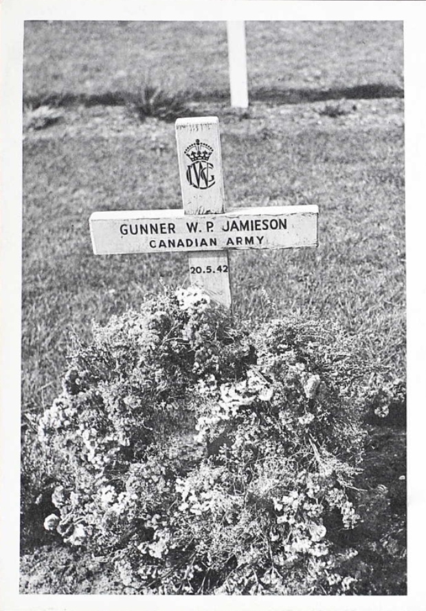 Temporary grave marker