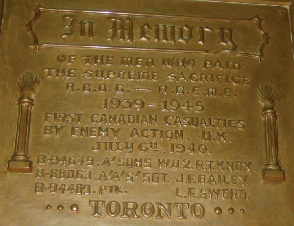 Memorial Plaque