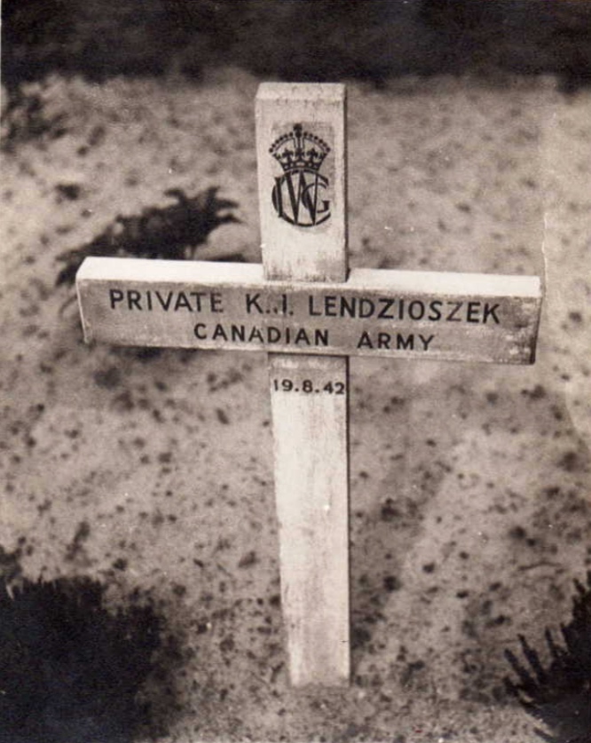 Temporary grave marker