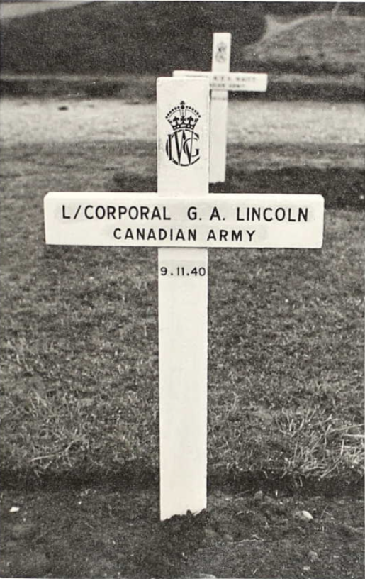 Temporary Grave Marker