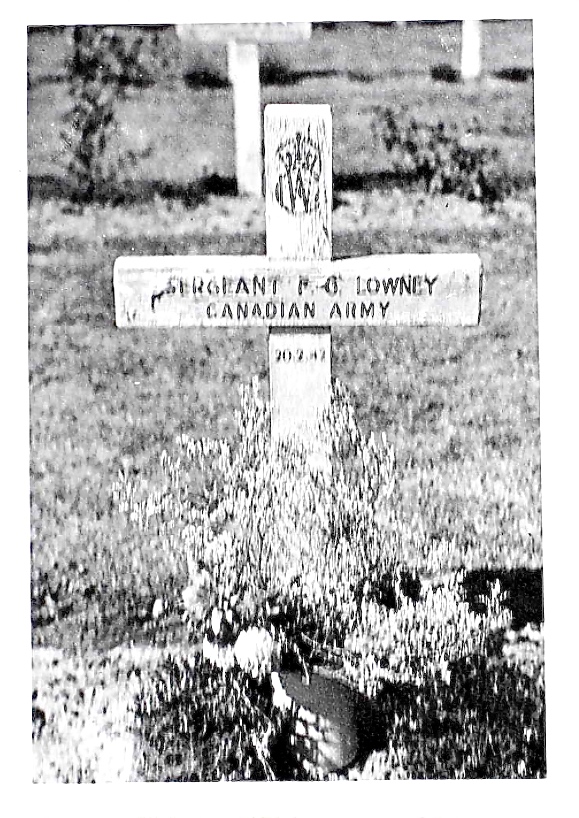 Temporary grave marker