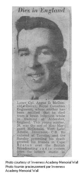 Photo of Angus MacDonald