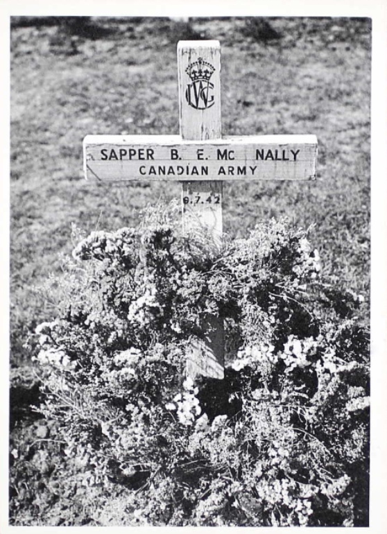 Temporary grave marker