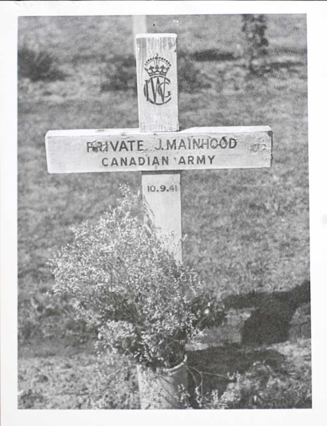 Temporary Grave Marker