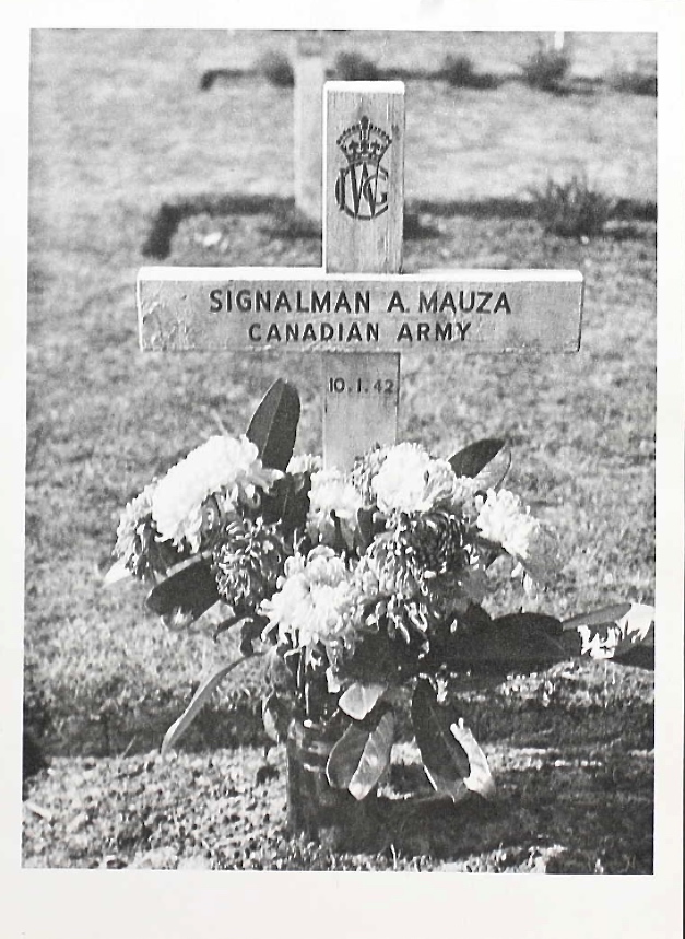 Temporary grave marker