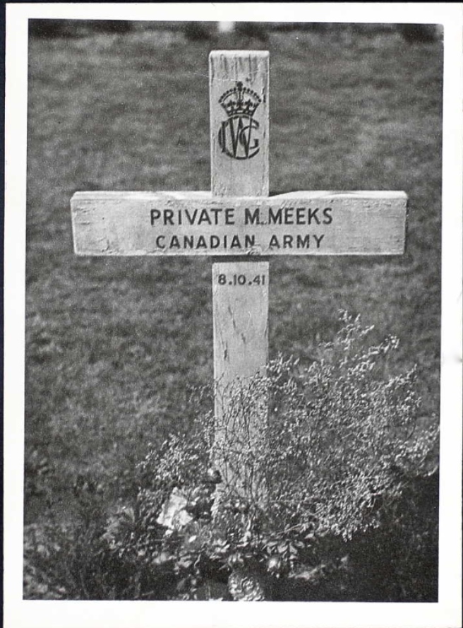 Temporary grave marker