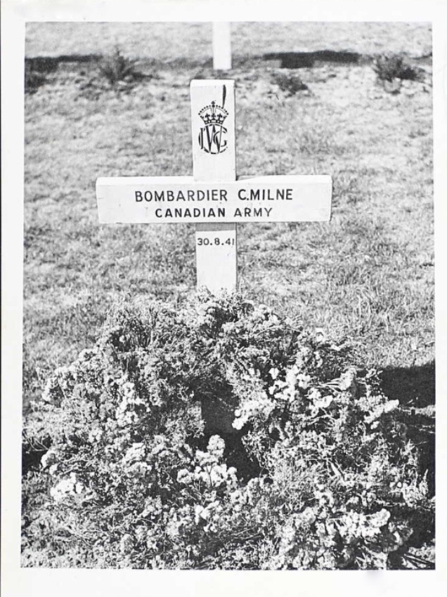 Temporary grave marker