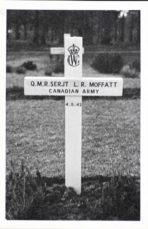 Temporary grave marker